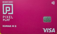 HDFC pixel play credit card