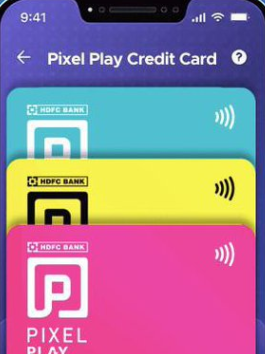 HDFC bank pixel credit card