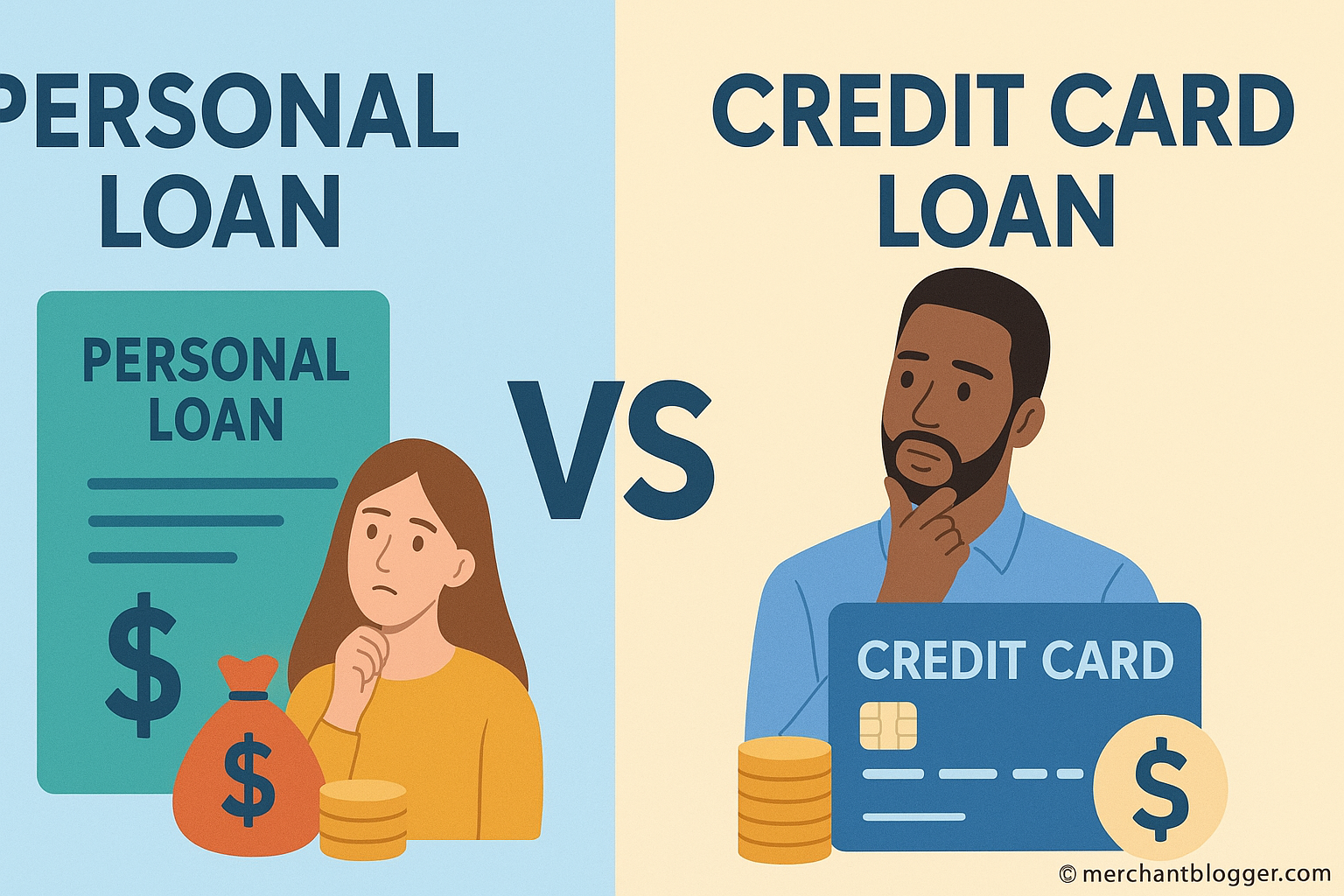 Personal loan vs. Credit Card loan: Pick the right option for you-2025
