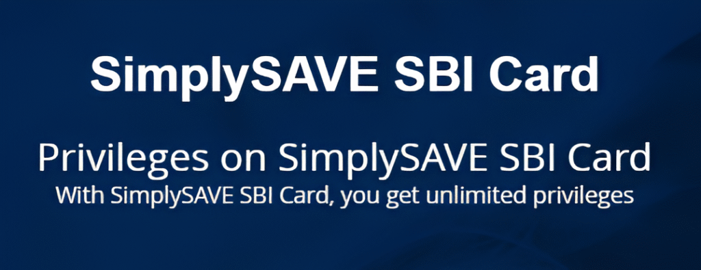 sbi simplysave credit card