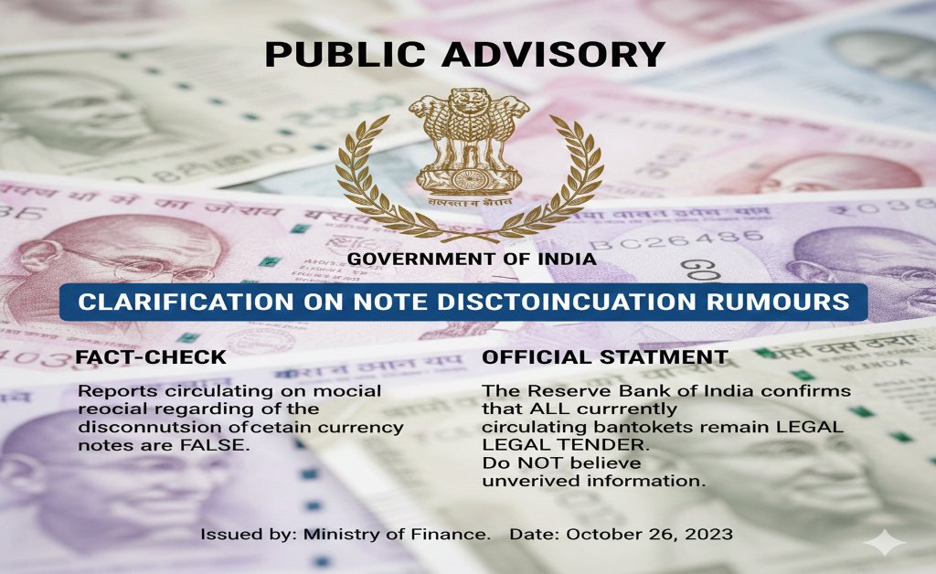 Government Clarification on ₹500 Note Discontinuation Rumors