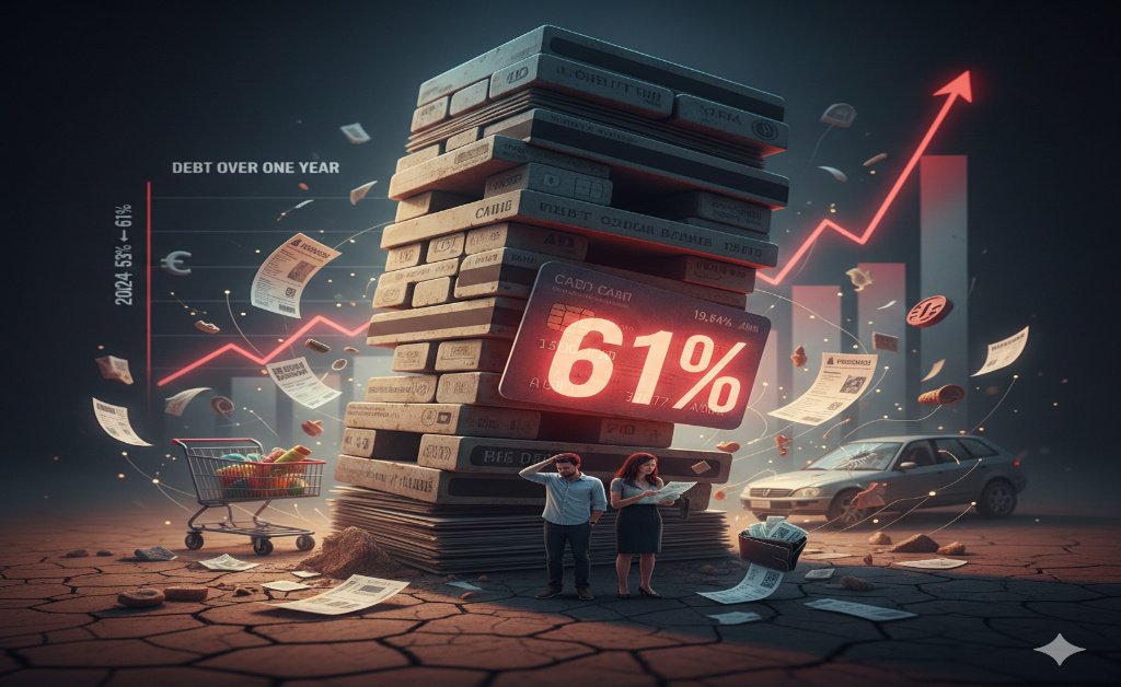 Long-Term Credit Card Debt Surge