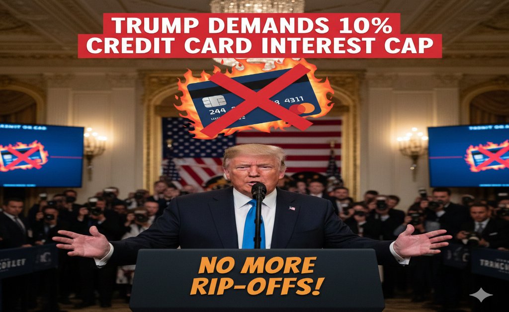 Trump's demand for a 10% credit card interest rate