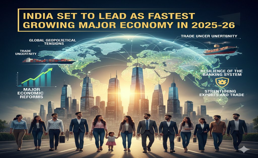 India Set to Lead as the Fastest Growing Major Economy